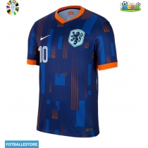 Nederland Memphis Depay #10 Bortedrakt EM 2024 Kortermet